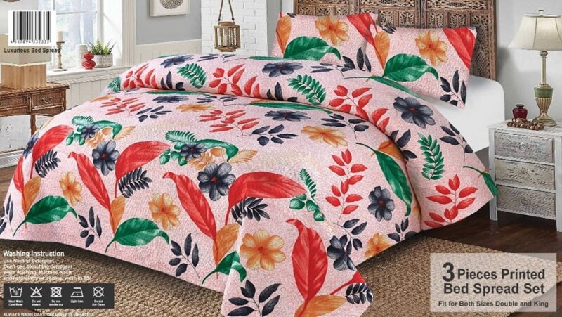 Prinred BedSpread 3Pcs