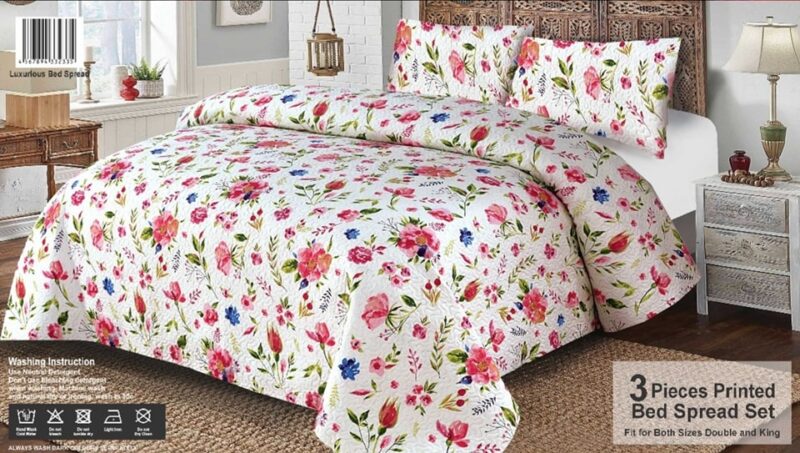 Prinred BedSpread 3Pcs