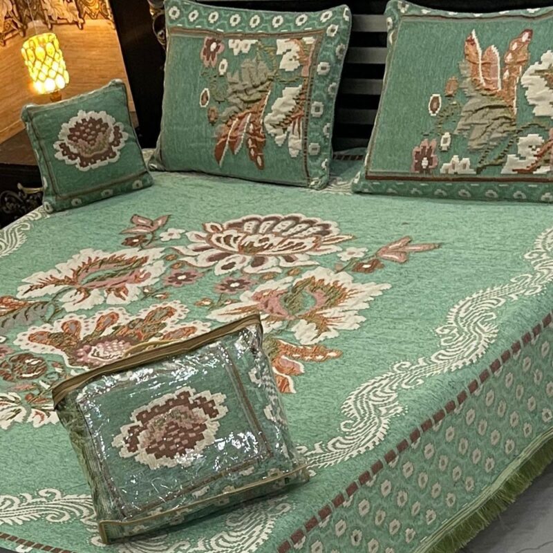 Jacquard Velvet Bed Sheet-4PCS