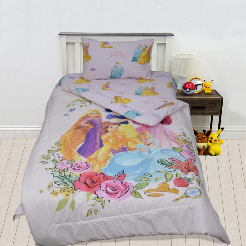 Exports Cotton Kids Printed Comforter Set 3 Piece