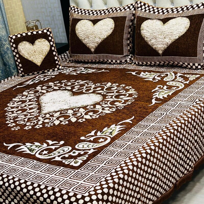 Jacquard Velvet Bed Sheet-4PCS