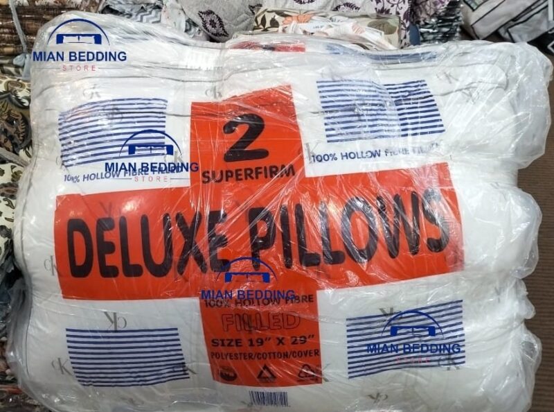 Superfirm Deluxe Pillows 100% HollowFibre Pair