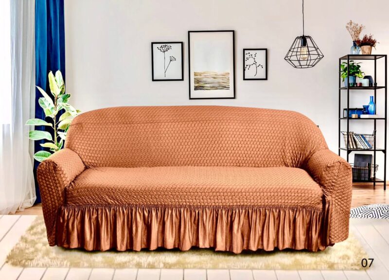 Butterfly Style Turkish Sofa Covers – Copper