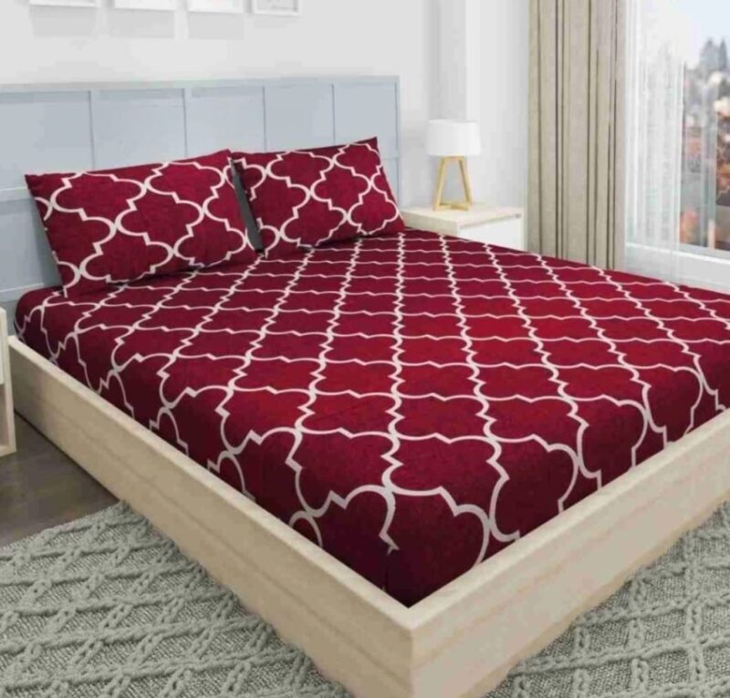 Printed King Fitted Bedsheets